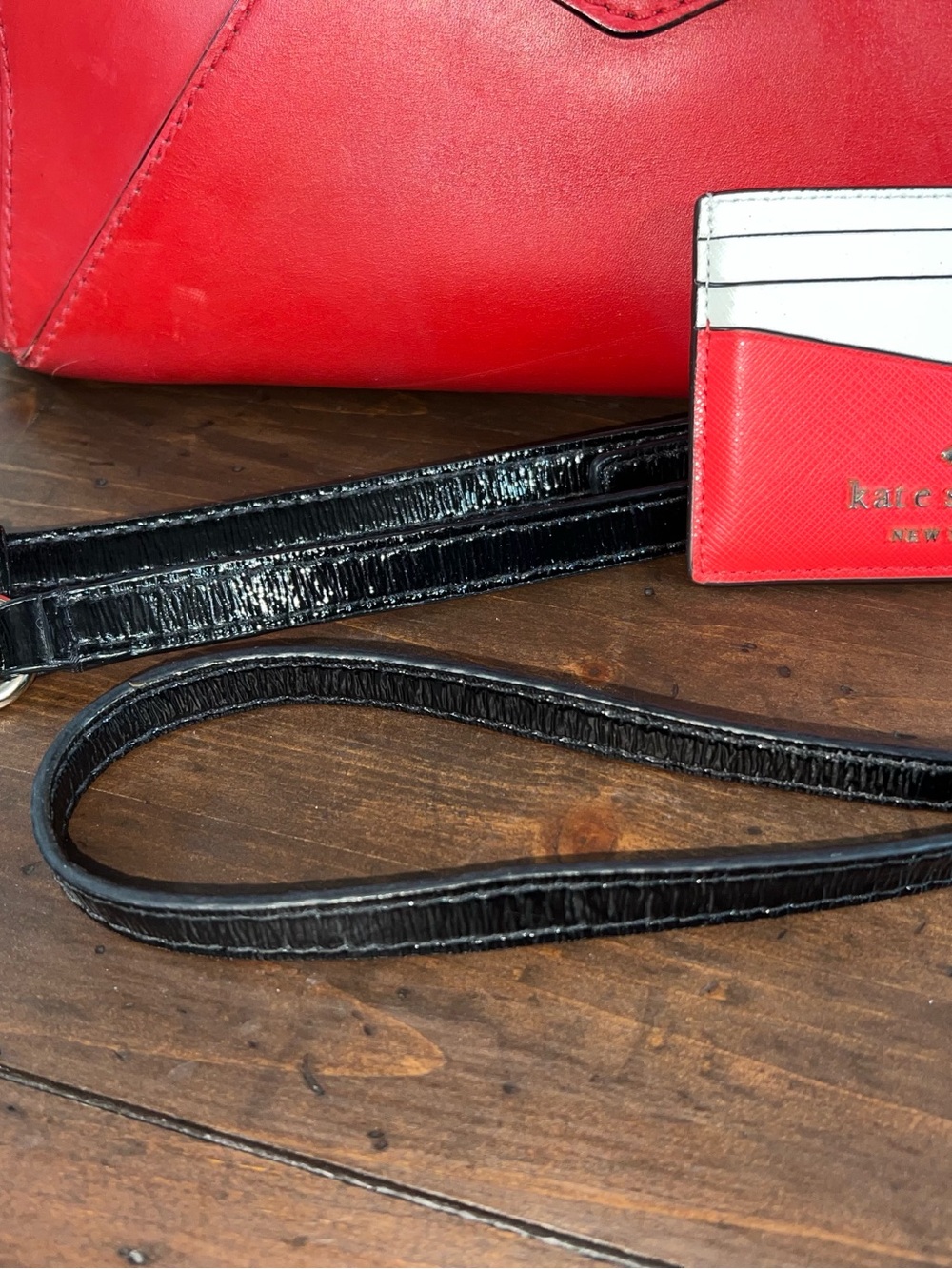 >Kate Spade Post Street Little Nadine Bag- Red - Picture 3 of 11